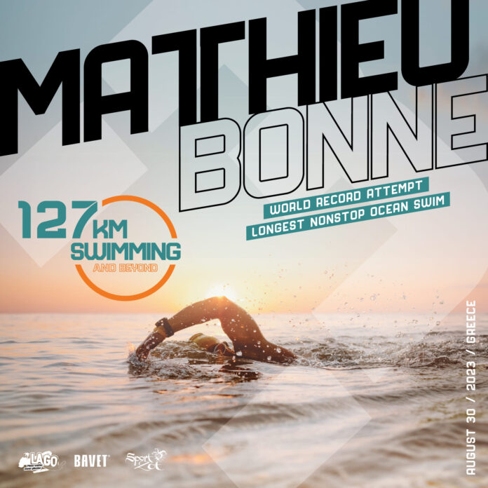 Matthieu lange afstandzwemmen