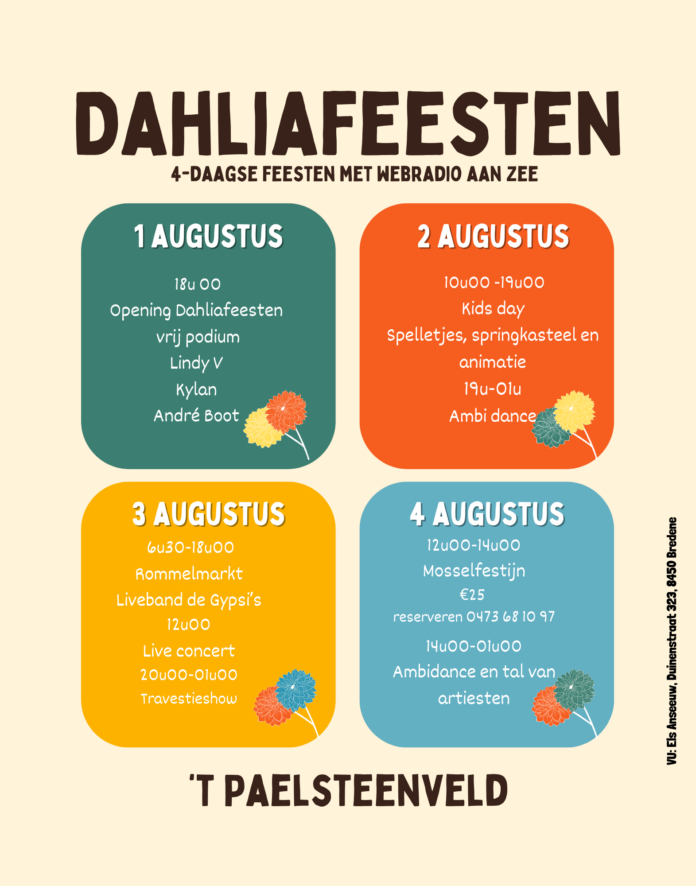 affiche Dahliafeesten Els