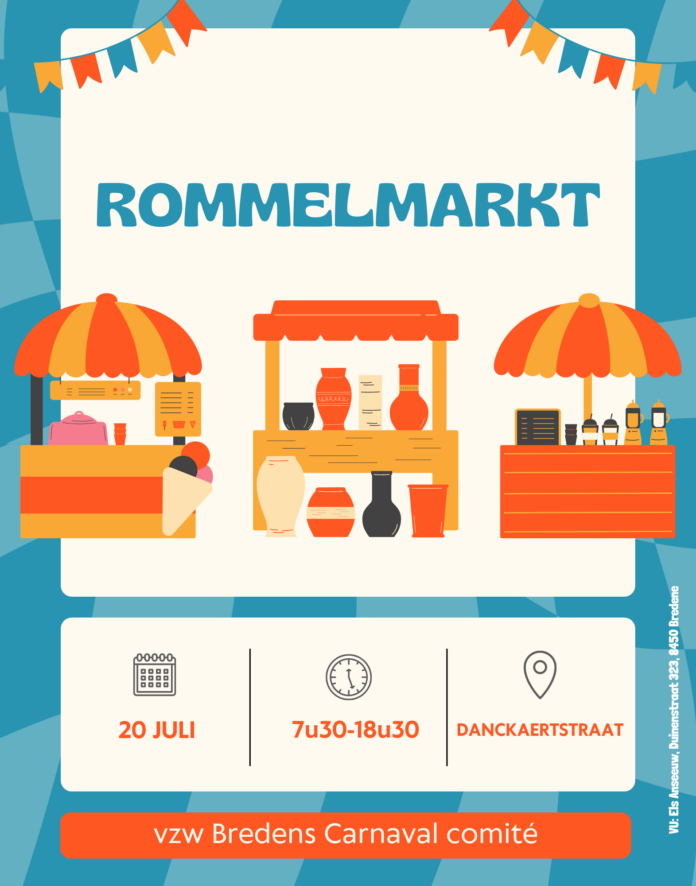 affiche Rommelmarkt