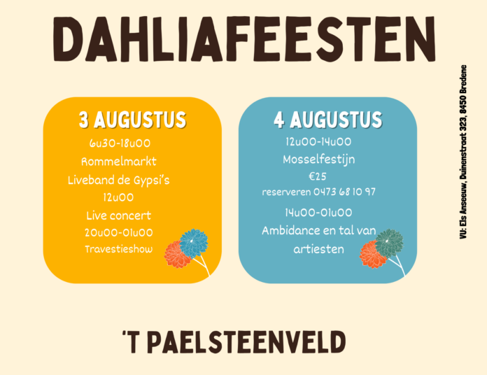 Dahliafeesten 2dagen